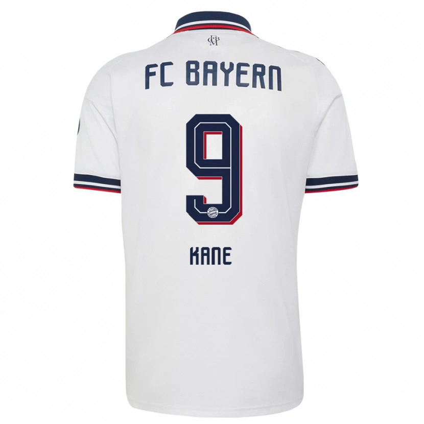 Danxen Herren Harry Kane #9 Weiß Grau Rot Auswärtstrikot Trikot 2026/27 T-Shirt Österreich
