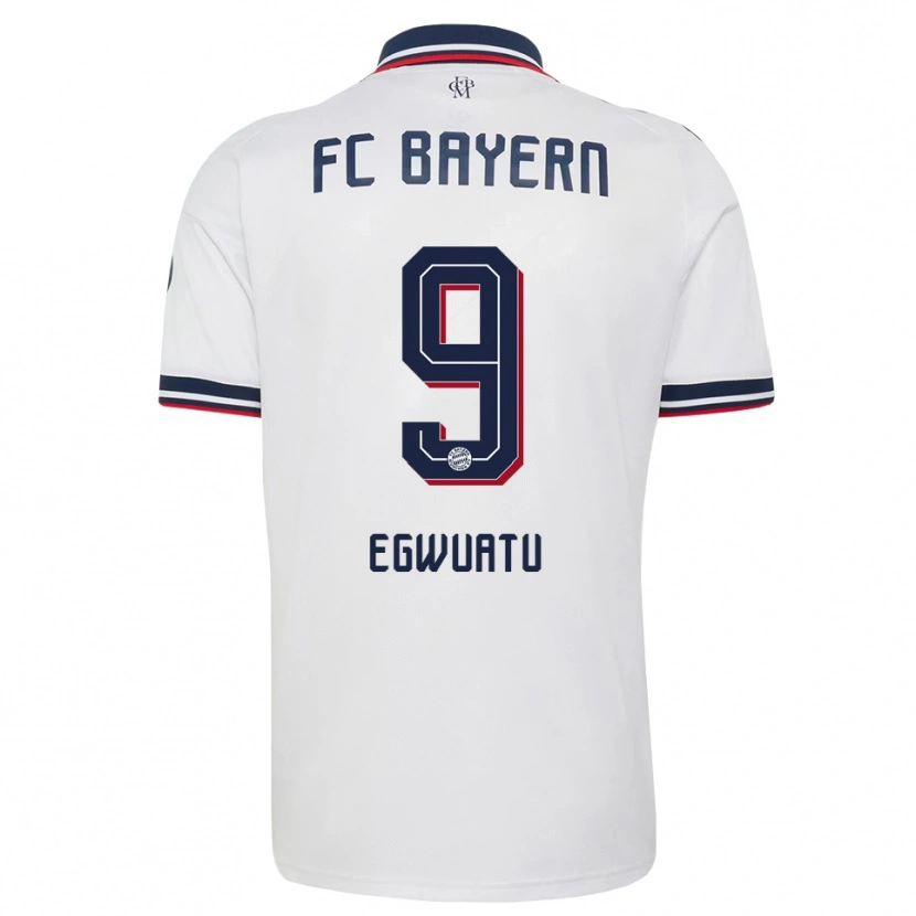Danxen Herren Frank Egwuatu #9 Weiß Grau Rot Auswärtstrikot Trikot 2026/27 T-Shirt Österreich