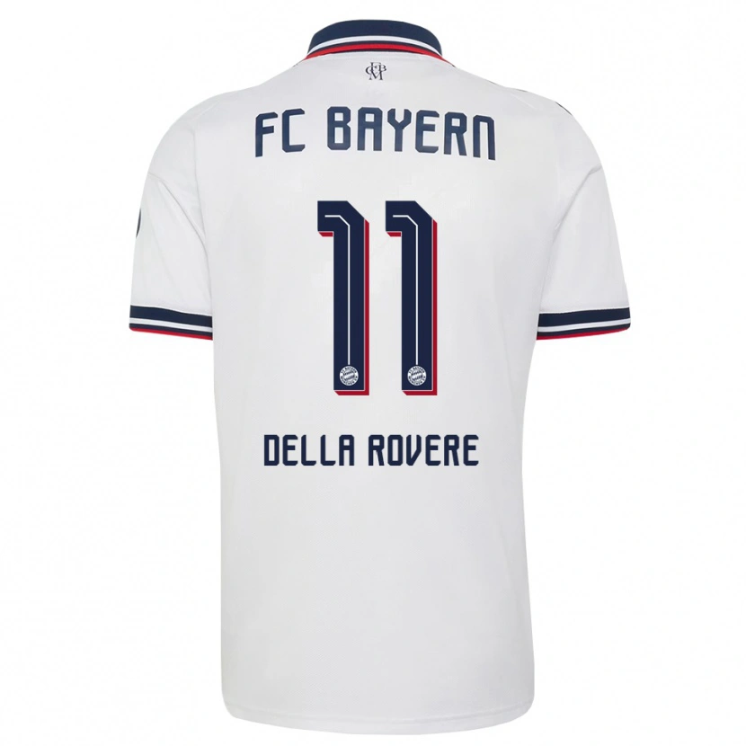 Danxen Herren Guido Della Rovere #11 Weiß Grau Rot Auswärtstrikot Trikot 2026/27 T-Shirt Österreich