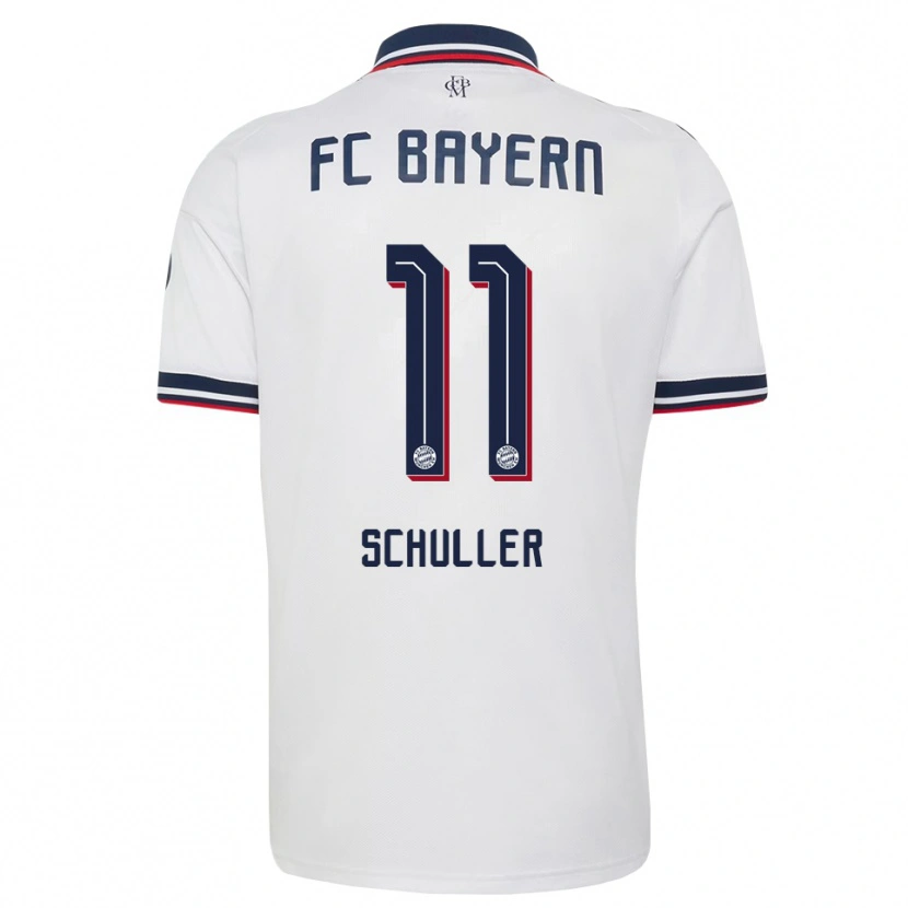Danxen Herren Lea Schuller #11 Weiß Grau Rot Auswärtstrikot Trikot 2026/27 T-Shirt Österreich