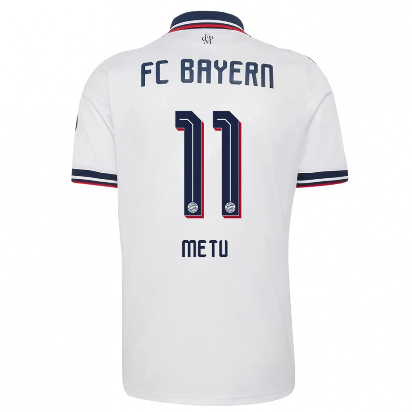 Danxen Herren Emilian Metu #11 Weiß Grau Rot Auswärtstrikot Trikot 2026/27 T-Shirt Österreich