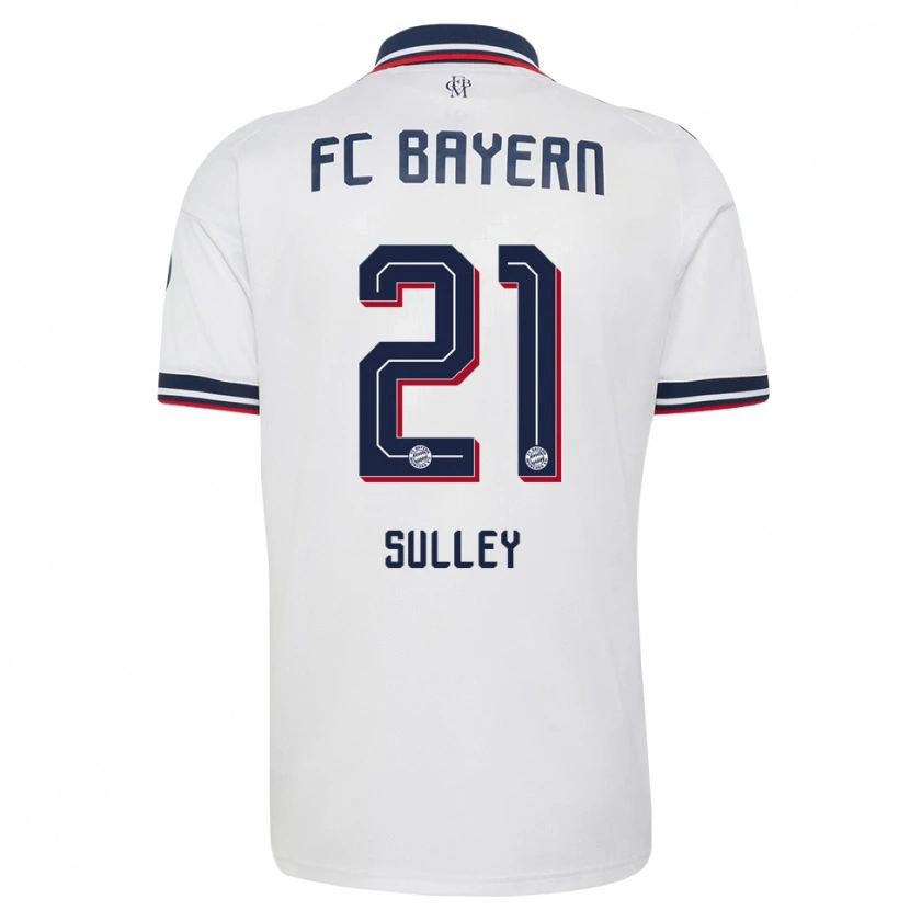 Danxen Herren Williams Baffour Sulley #21 Weiß Grau Rot Auswärtstrikot Trikot 2026/27 T-Shirt Österreich