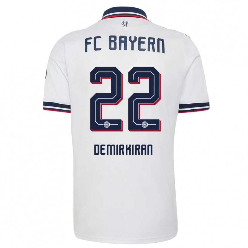 Danxen Herren Ediz Demirkiran #22 Weiß Grau Rot Auswärtstrikot Trikot 2026/27 T-Shirt Österreich