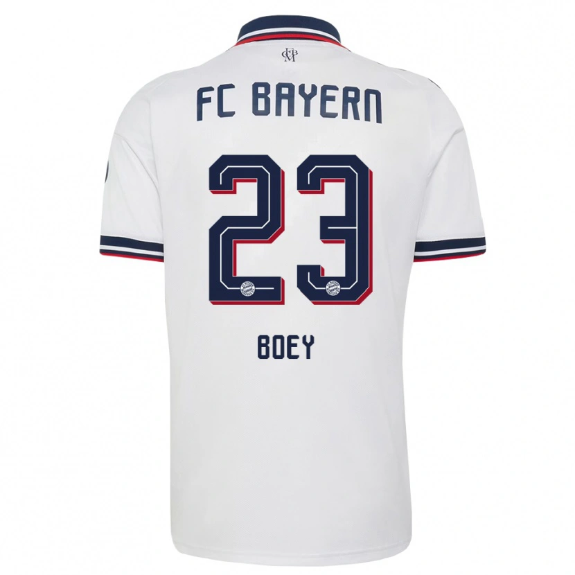 Danxen Herren Sacha Boey #23 Weiß Grau Rot Auswärtstrikot Trikot 2026/27 T-Shirt Österreich