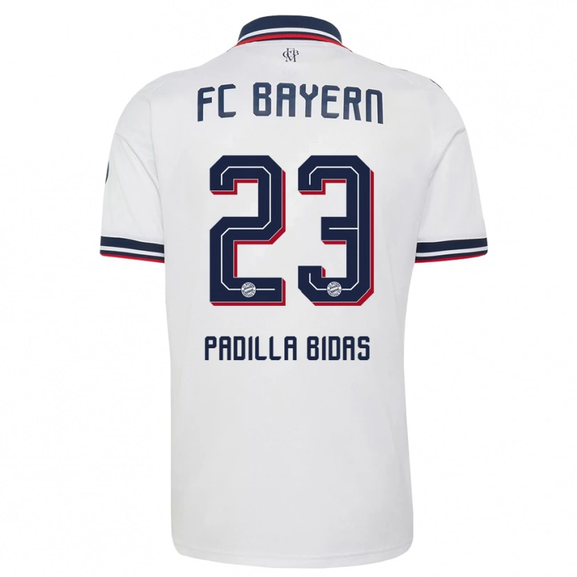 Danxen Herren Natalia Padilla #23 Weiß Grau Rot Auswärtstrikot Trikot 2026/27 T-Shirt Österreich