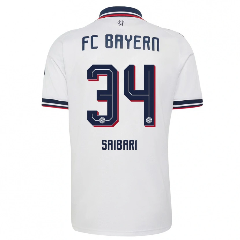 Danxen Herren Ismael Saibari #34 Weiß Grau Rot Auswärtstrikot Trikot 2026/27 T-Shirt Österreich