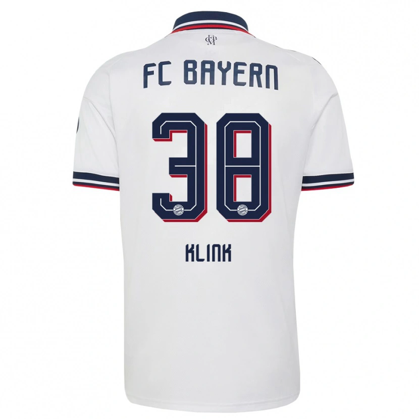 Danxen Herren Anna Klink #38 Weiß Grau Rot Auswärtstrikot Trikot 2026/27 T-Shirt Österreich