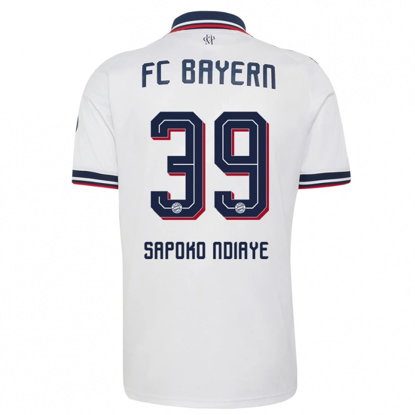 Danxen Herren Bara Sapoko Ndiaye #39 Weiß Grau Rot Auswärtstrikot Trikot 2026/27 T-Shirt Österreich