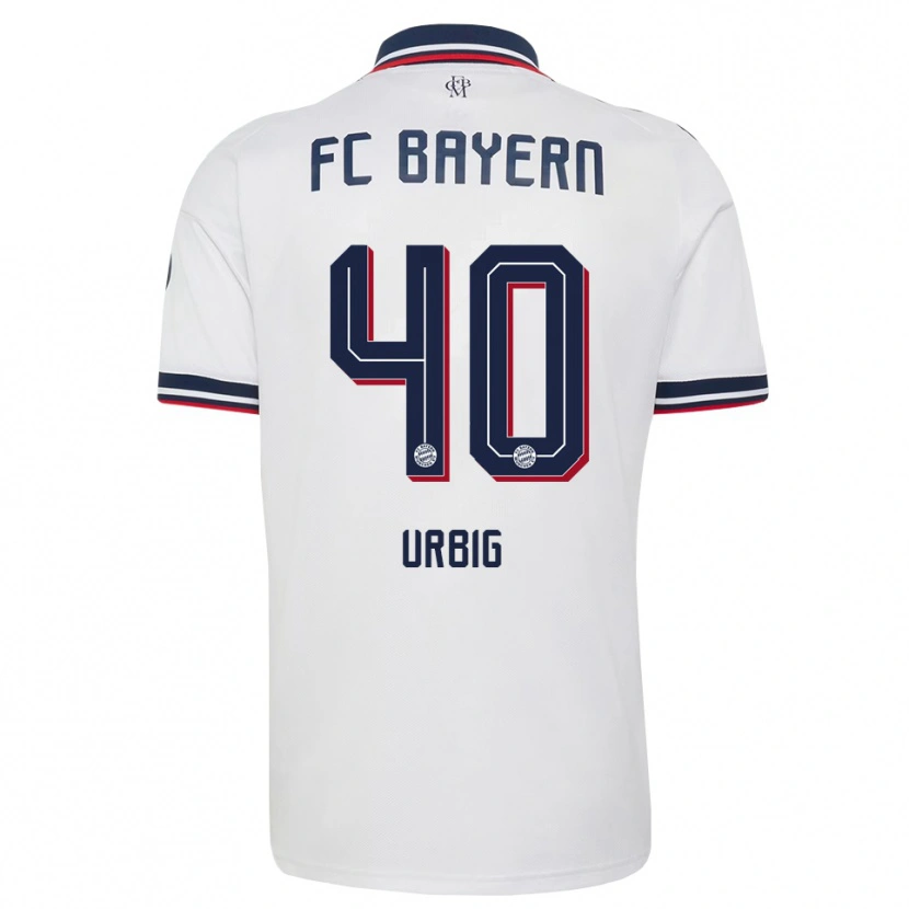 Danxen Herren Jonas Urbig #40 Weiß Grau Rot Auswärtstrikot Trikot 2026/27 T-Shirt Österreich