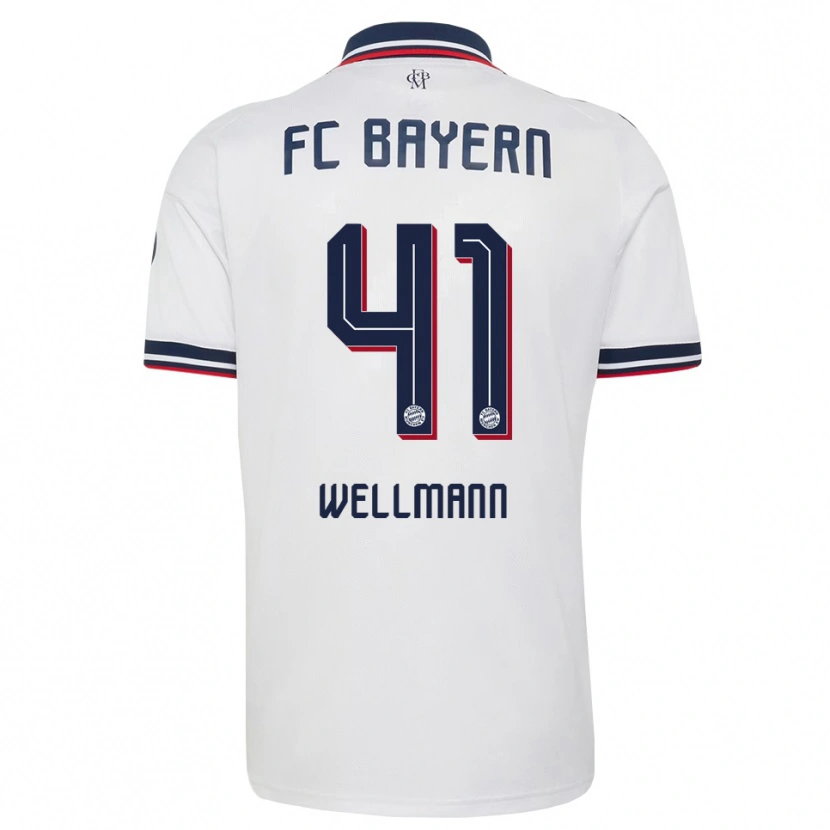 Danxen Herren Anna Wellmann #41 Weiß Grau Rot Auswärtstrikot Trikot 2026/27 T-Shirt Österreich