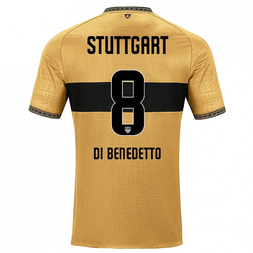 Danxen Herren Massimo Di Benedetto #8 Braun Schwarz Weiß Auswärtstrikot Trikot 2026/27 T-Shirt Österreich