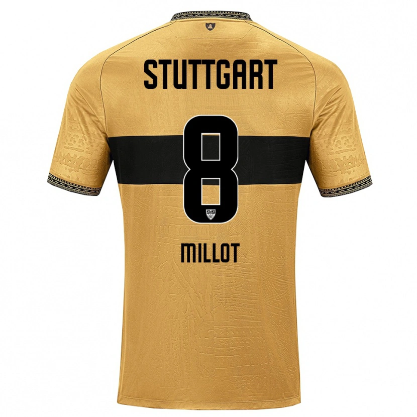 Danxen Herren Enzo Millot #8 Braun Schwarz Weiß Auswärtstrikot Trikot 2026/27 T-Shirt Österreich