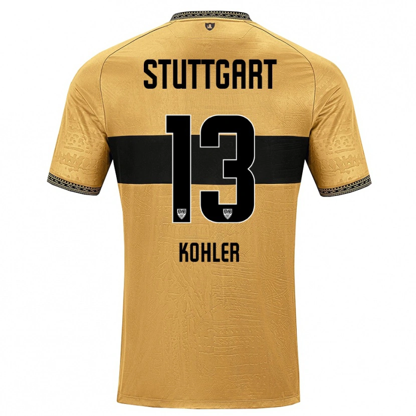 Danxen Herren Tim Köhler #13 Braun Schwarz Weiß Auswärtstrikot Trikot 2026/27 T-Shirt Österreich