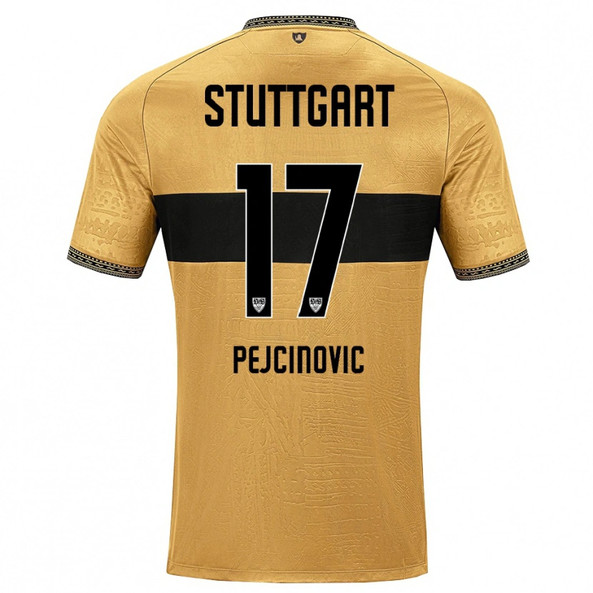 Danxen Herren Dzenan Pejcinovic #17 Braun Schwarz Weiß Auswärtstrikot Trikot 2026/27 T-Shirt Österreich