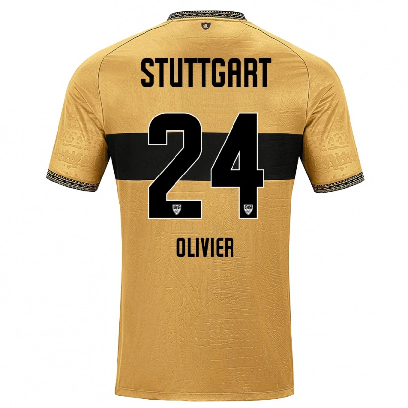 Danxen Herren Christopher Olivier #24 Braun Schwarz Weiß Auswärtstrikot Trikot 2026/27 T-Shirt Österreich