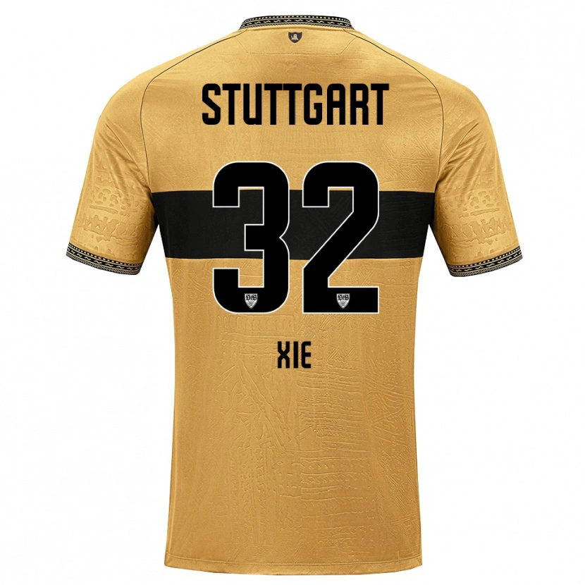 Danxen Herren Alexander Xie #32 Braun Schwarz Weiß Auswärtstrikot Trikot 2026/27 T-Shirt Österreich