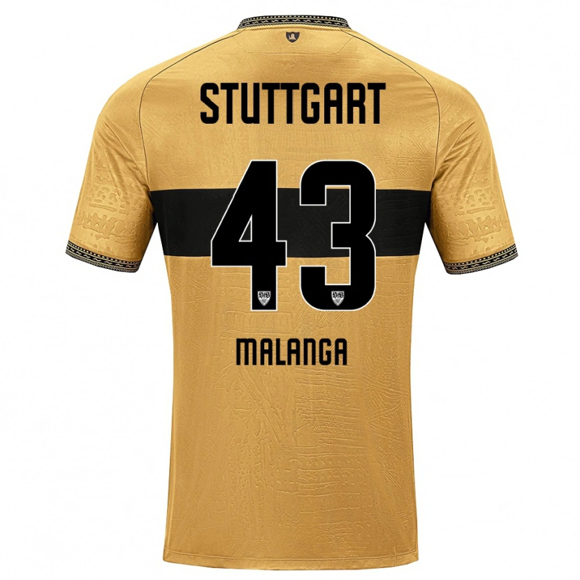 Danxen Herren Jarzinho Malanga #43 Braun Schwarz Weiß Auswärtstrikot Trikot 2026/27 T-Shirt Österreich
