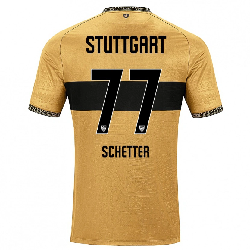 Danxen Herren Leonie Schetter #77 Braun Schwarz Weiß Auswärtstrikot Trikot 2026/27 T-Shirt Österreich