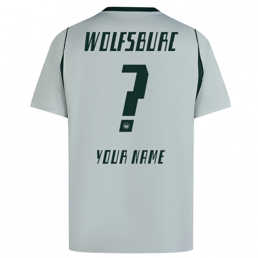 Danxen Herren Ihren Namen #0 Grau Grün Auswärtstrikot Trikot 2026/27 T-Shirt Österreich