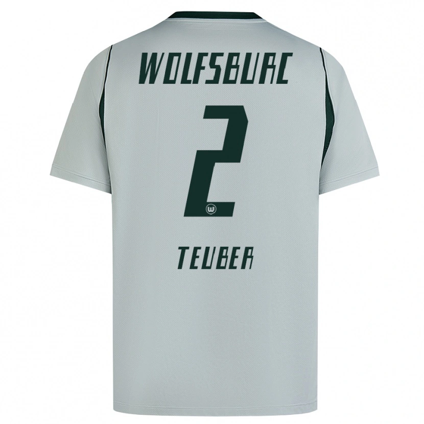 Danxen Herren Julius Teuber #2 Grau Grün Auswärtstrikot Trikot 2026/27 T-Shirt Österreich