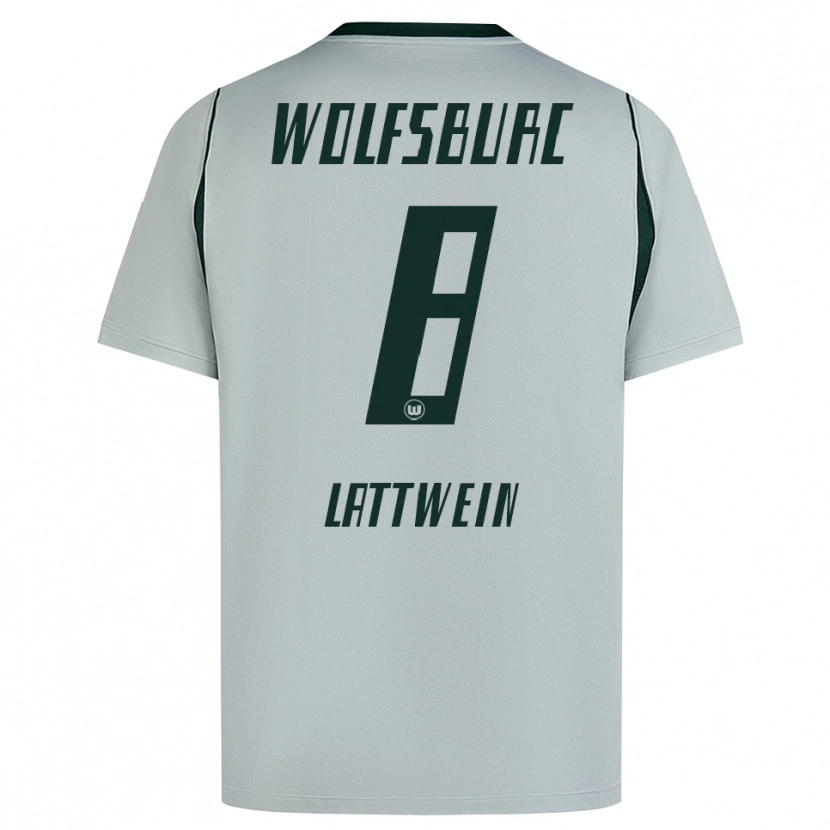 Danxen Herren Lena Lattwein #8 Grau Grün Auswärtstrikot Trikot 2026/27 T-Shirt Österreich