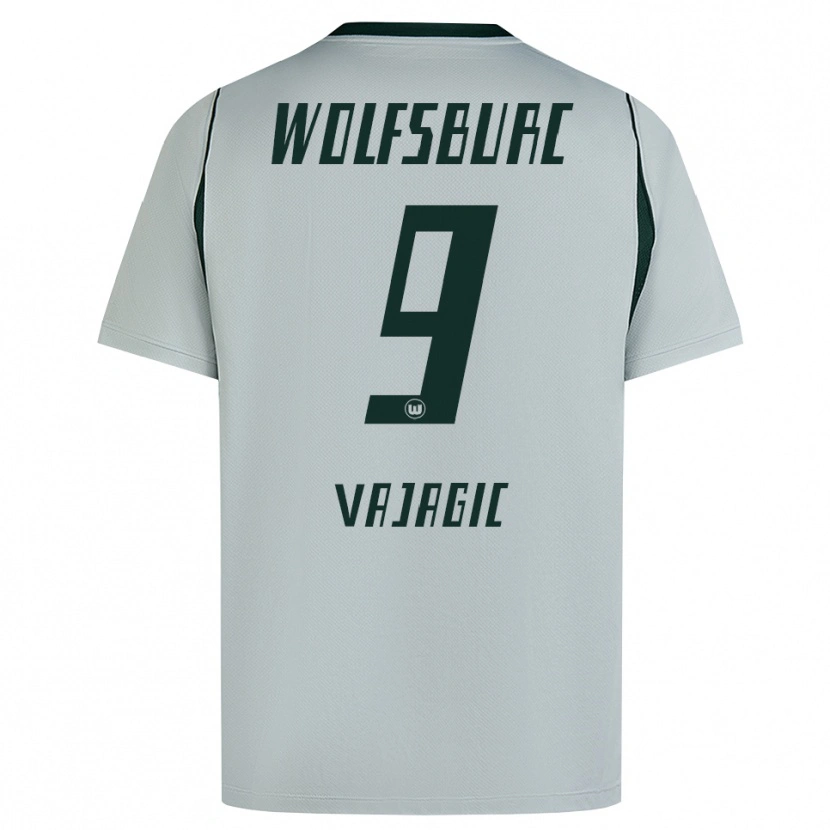 Danxen Herren David Vajagic #9 Grau Grün Auswärtstrikot Trikot 2026/27 T-Shirt Österreich