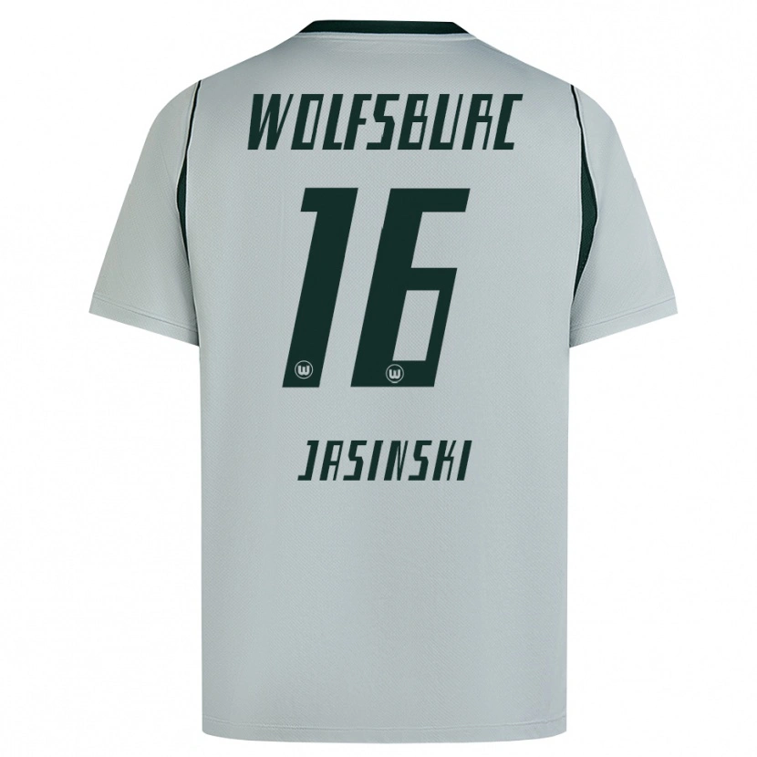 Danxen Herren Mateusz Jasinski #16 Grau Grün Auswärtstrikot Trikot 2026/27 T-Shirt Österreich