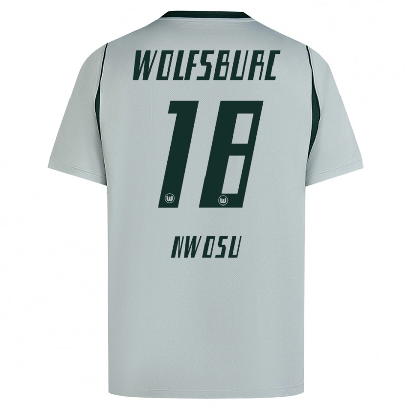 Danxen Herren Lewis Nwosu #18 Grau Grün Auswärtstrikot Trikot 2026/27 T-Shirt Österreich