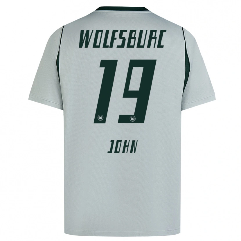 Danxen Herren Michael John #19 Grau Grün Auswärtstrikot Trikot 2026/27 T-Shirt Österreich