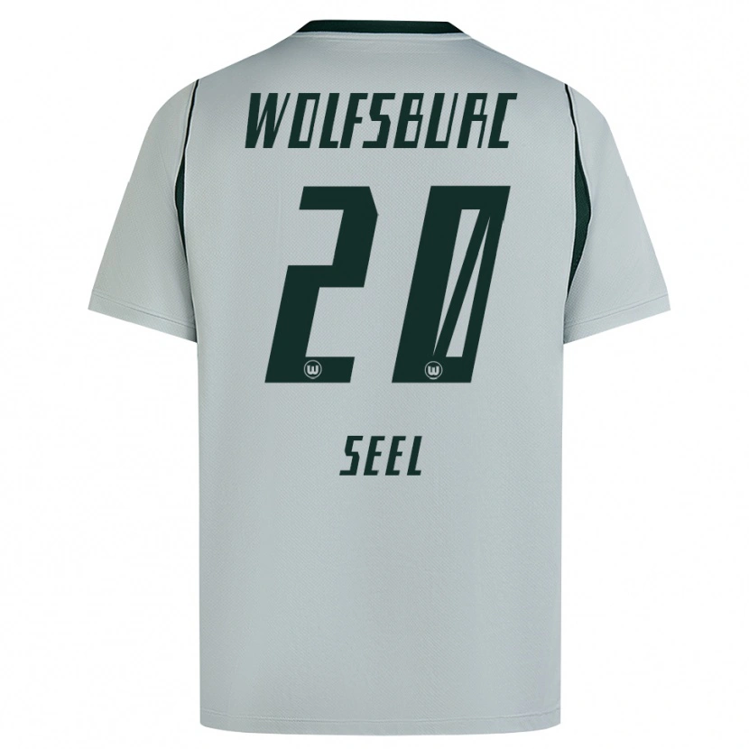 Danxen Herren William Seel #20 Grau Grün Auswärtstrikot Trikot 2026/27 T-Shirt Österreich