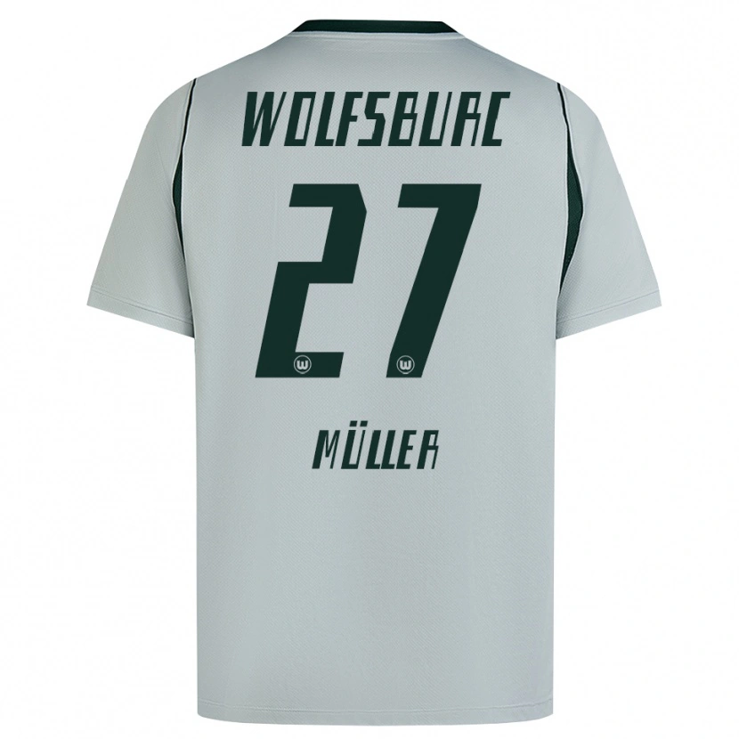 Danxen Herren Fabio Müller #27 Grau Grün Auswärtstrikot Trikot 2026/27 T-Shirt Österreich