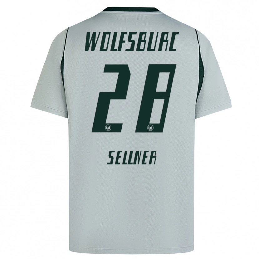Danxen Herren Tabea Sellner #28 Grau Grün Auswärtstrikot Trikot 2026/27 T-Shirt Österreich