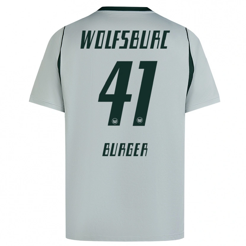 Danxen Herren Jan Bürger #41 Grau Grün Auswärtstrikot Trikot 2026/27 T-Shirt Österreich