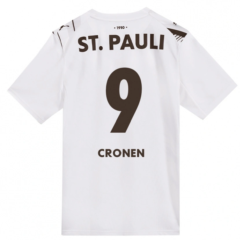 Danxen Herren Florian Cronen #9 Kaffee Weiß Rot Auswärtstrikot Trikot 2026/27 T-Shirt Österreich