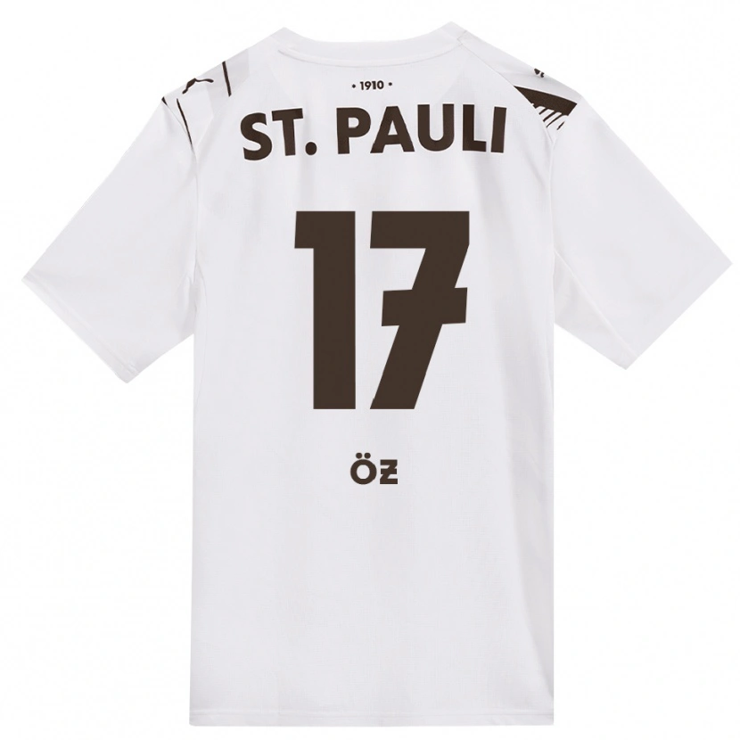 Danxen Herren Rüchan Öz #17 Kaffee Weiß Rot Auswärtstrikot Trikot 2026/27 T-Shirt Österreich