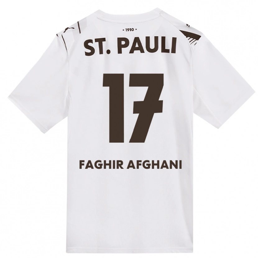 Danxen Herren Younan Faghir Afghani #17 Kaffee Weiß Rot Auswärtstrikot Trikot 2026/27 T-Shirt Österreich