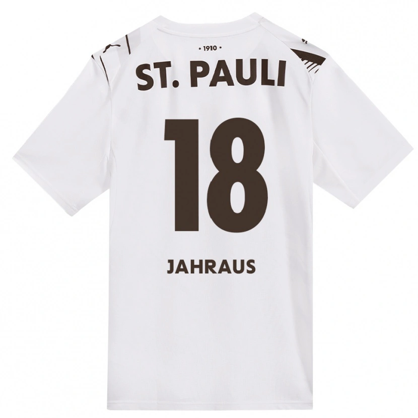 Danxen Herren Luis Jahraus #18 Kaffee Weiß Rot Auswärtstrikot Trikot 2026/27 T-Shirt Österreich