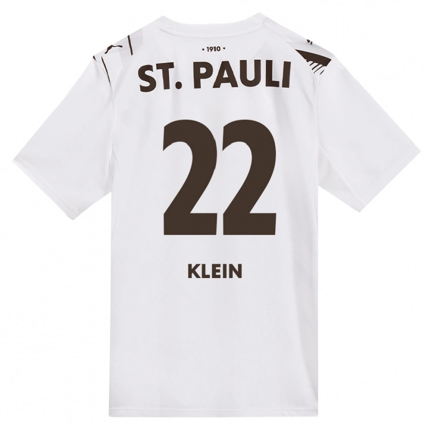 Danxen Herren Sam Klein #22 Kaffee Weiß Rot Auswärtstrikot Trikot 2026/27 T-Shirt Österreich