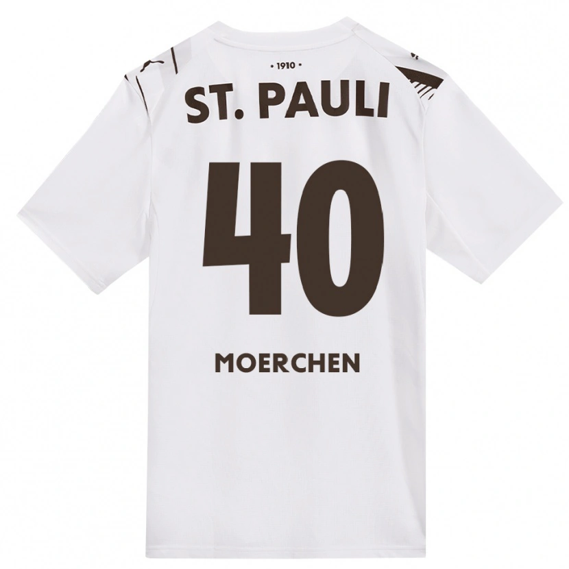 Danxen Herren Theo Moerchen #40 Kaffee Weiß Rot Auswärtstrikot Trikot 2026/27 T-Shirt Österreich
