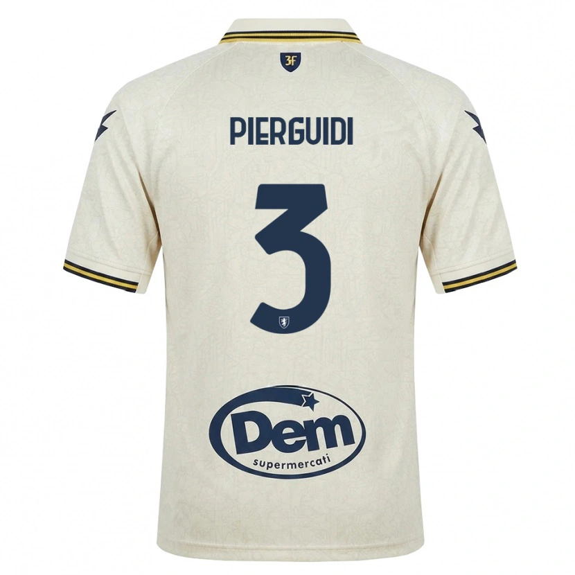 Danxen Herren Vittorio Pierguidi #3 Oldlace Gelb Schwarz Auswärtstrikot Trikot 2026/27 T-Shirt Österreich