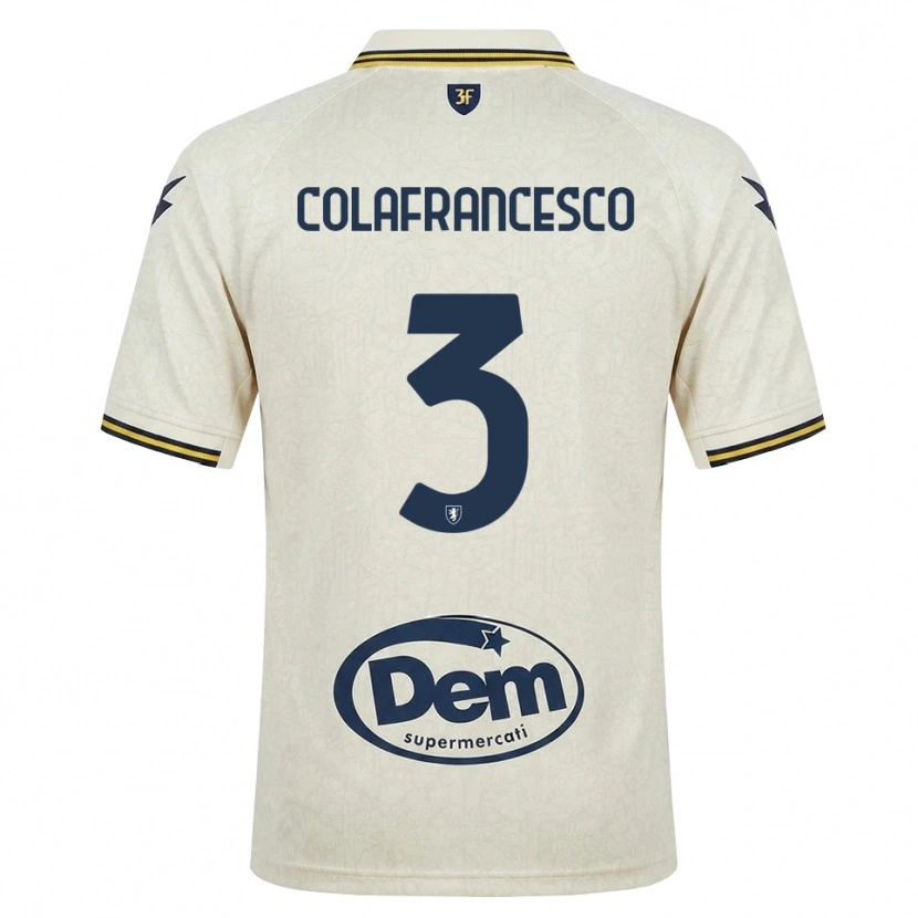 Danxen Herren Filippo Colafrancesco #3 Oldlace Gelb Schwarz Auswärtstrikot Trikot 2026/27 T-Shirt Österreich