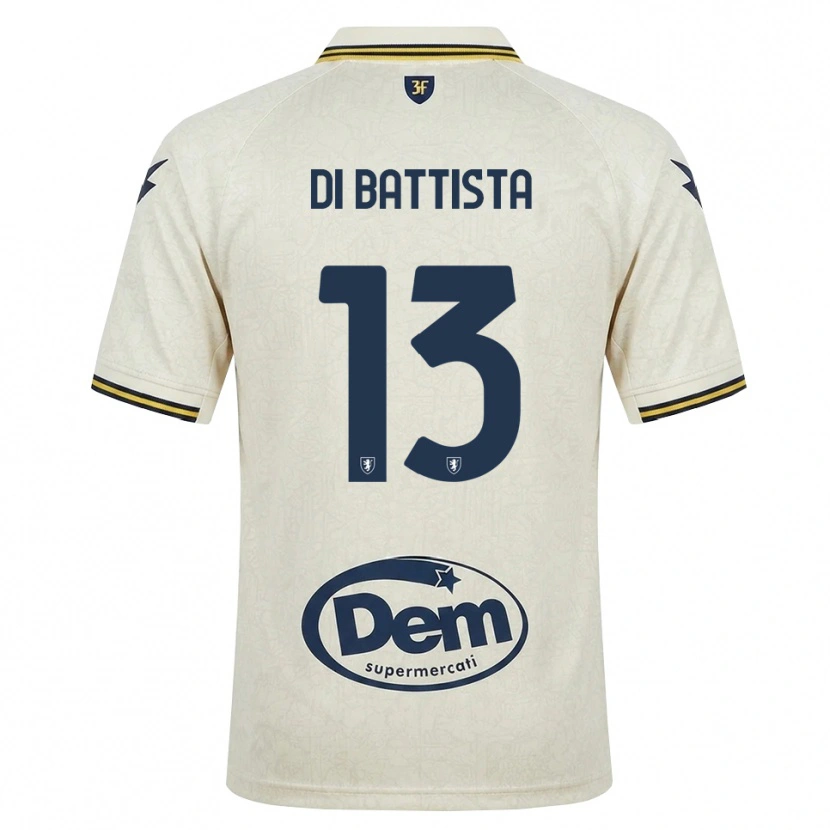 Danxen Herren Cristiano Di Battista #13 Oldlace Gelb Schwarz Auswärtstrikot Trikot 2026/27 T-Shirt Österreich