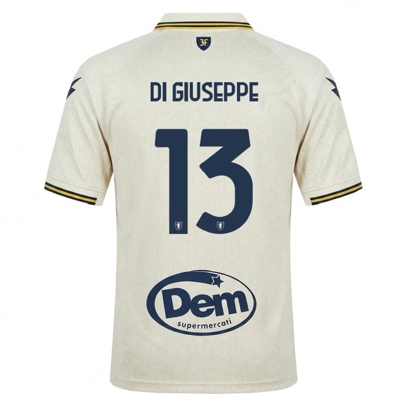 Danxen Herren Cristian Di Giuseppe #13 Oldlace Gelb Schwarz Auswärtstrikot Trikot 2026/27 T-Shirt Österreich