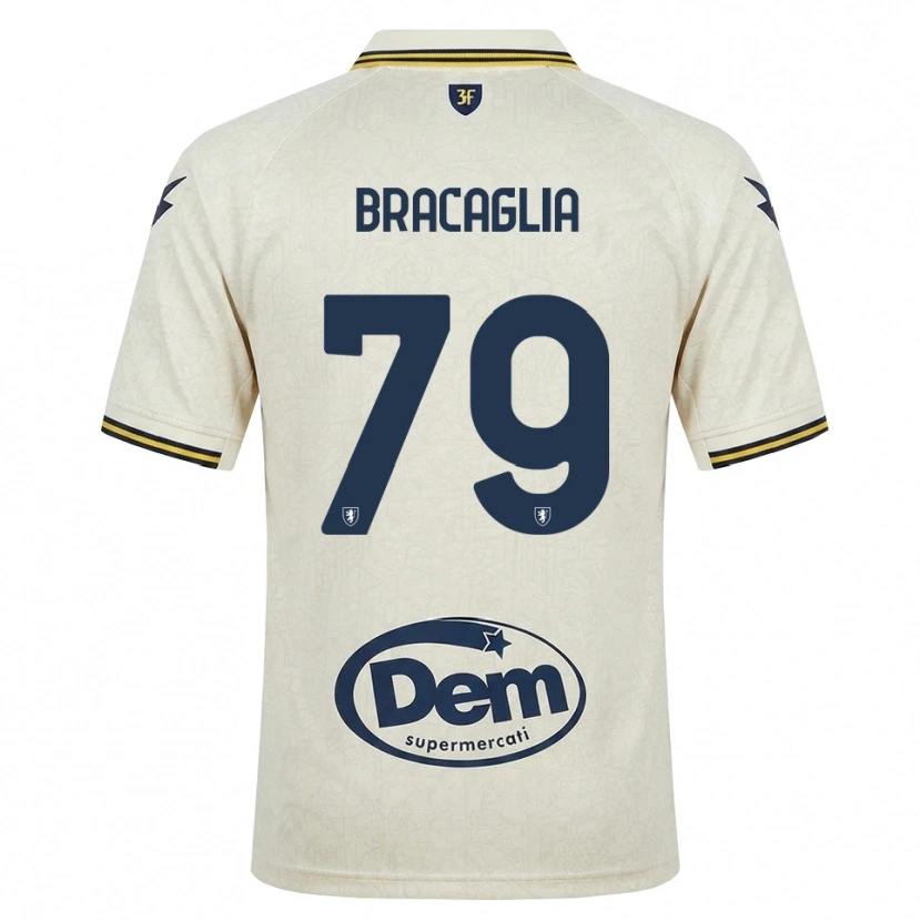 Danxen Herren Gabriele Bracaglia #79 Oldlace Gelb Schwarz Auswärtstrikot Trikot 2026/27 T-Shirt Österreich