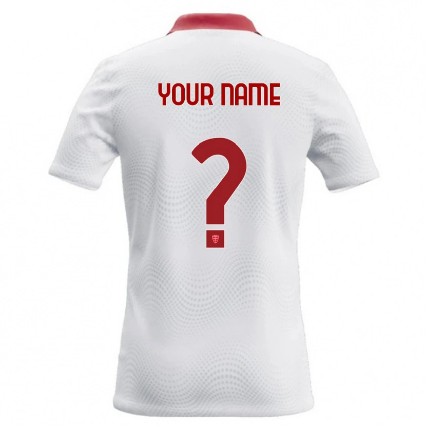 Danxen Herren Ihren Namen #0 Weiß Rot Auswärtstrikot Trikot 2026/27 T-Shirt Österreich