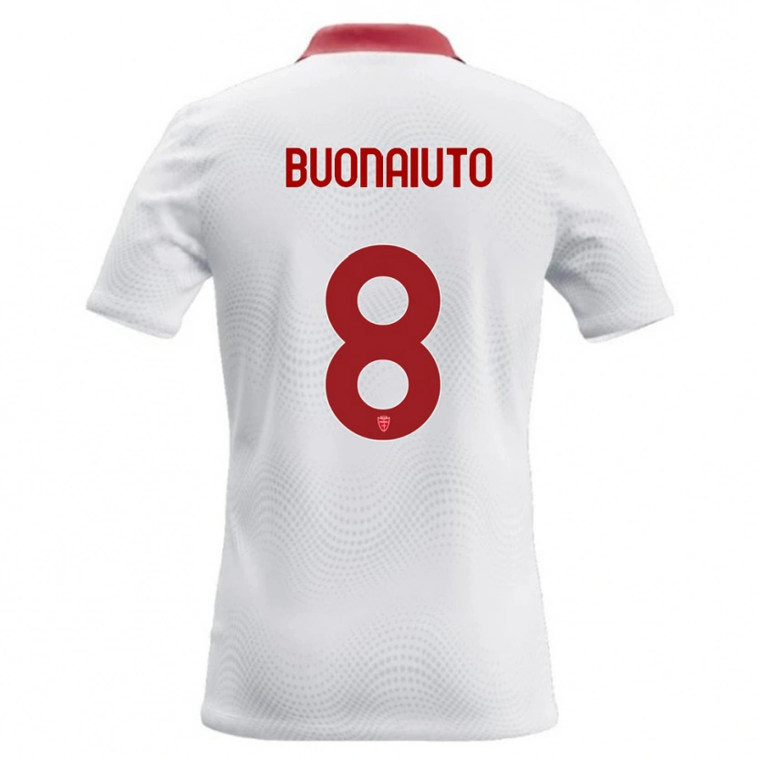 Danxen Herren Marco Buonaiuto #8 Weiß Rot Auswärtstrikot Trikot 2026/27 T-Shirt Österreich