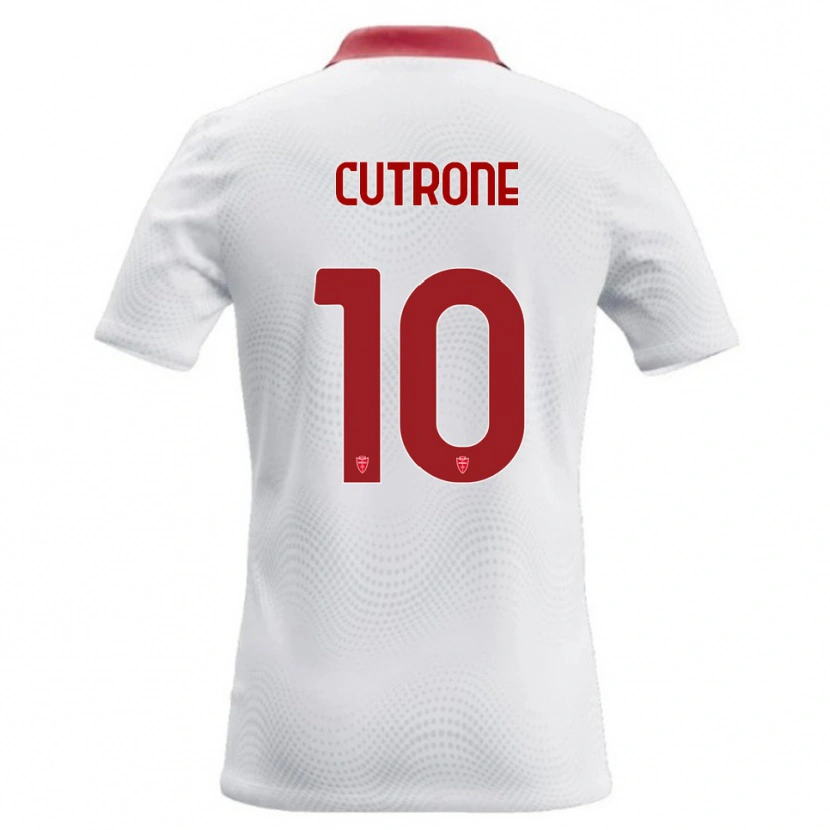 Danxen Herren Patrick Cutrone #10 Weiß Rot Auswärtstrikot Trikot 2026/27 T-Shirt Österreich