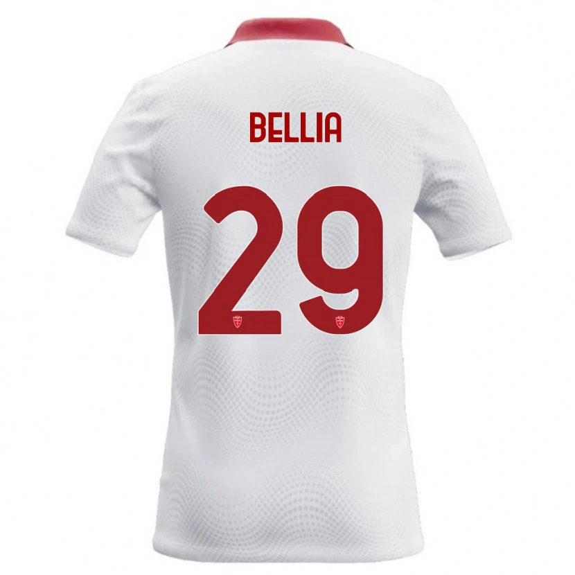 Danxen Herren Edoardo Bellia #29 Weiß Rot Auswärtstrikot Trikot 2026/27 T-Shirt Österreich