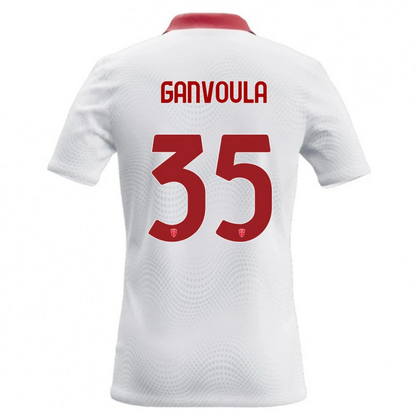 Danxen Herren Silvere Ganvoula #35 Weiß Rot Auswärtstrikot Trikot 2026/27 T-Shirt Österreich