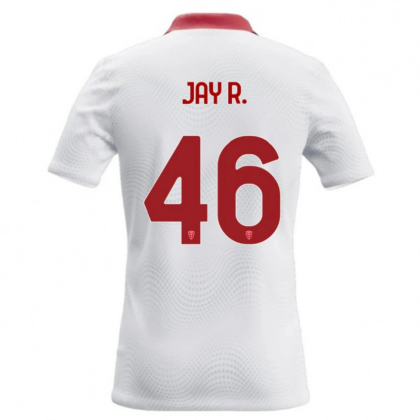 Danxen Herren Jay Robinson #46 Weiß Rot Auswärtstrikot Trikot 2026/27 T-Shirt Österreich